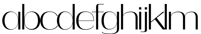 Qibea Font LOWERCASE