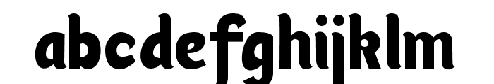 Qichen-Regular Font LOWERCASE