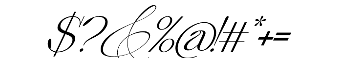 Qidango Italic Font OTHER CHARS