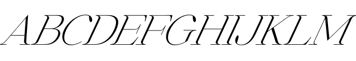 Qidango Italic Font UPPERCASE