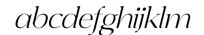 Qikelan Italic Font LOWERCASE