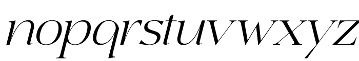 Qikelan Italic Font LOWERCASE