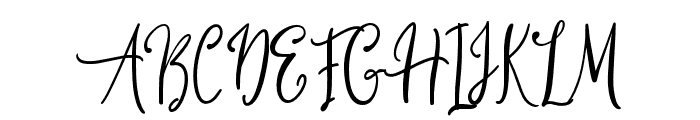 Qillyanst-Regular Font UPPERCASE