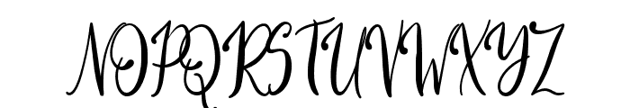 Qillyanst-Regular Font UPPERCASE