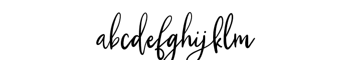 Qillyanst-Regular Font LOWERCASE
