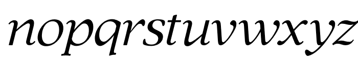 Qimano Italic Font LOWERCASE