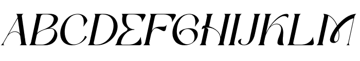 Qinferly Italic Font UPPERCASE