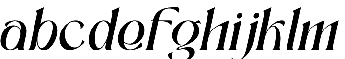 Qinferly Italic Font LOWERCASE