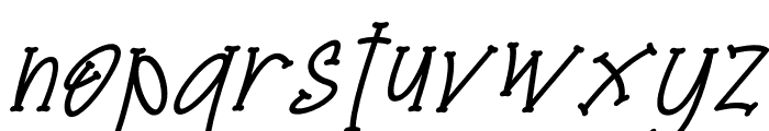 Qinling Panda Italic Font LOWERCASE