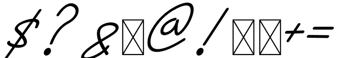 Qintoman Font OTHER CHARS
