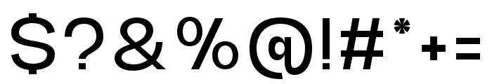 Qioba Regular Font OTHER CHARS