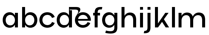 Qioba Regular Font LOWERCASE