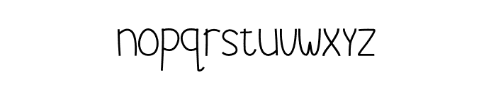 Qipuong Font LOWERCASE