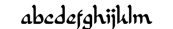 Qirania Font LOWERCASE