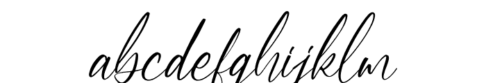 Qireenatta Italic Font LOWERCASE