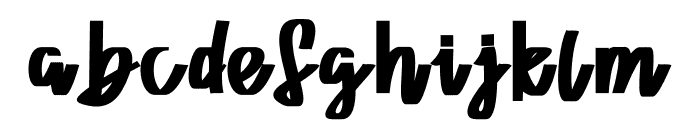 Qisaga Font LOWERCASE