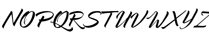 Qistty-Regular Font UPPERCASE