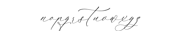 Qloveland Marrtin Italic Font LOWERCASE