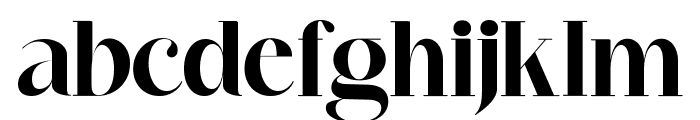 Qolara serif Regular Font LOWERCASE