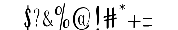 QorlynaScript Font OTHER CHARS