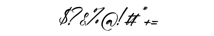 Qorytona Italic Font OTHER CHARS