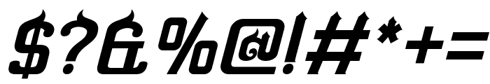 Qosydu-Regular Font OTHER CHARS