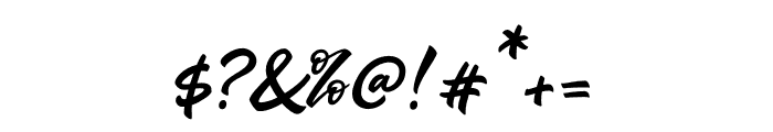 Qrayolla Script Regular Font OTHER CHARS