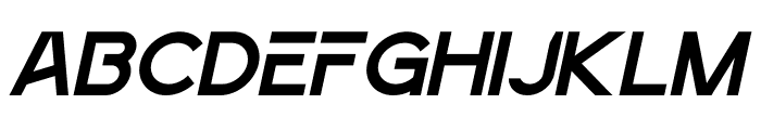 Qrilla Italic Font UPPERCASE