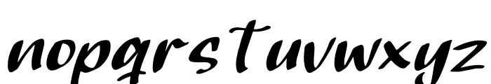 Qrowy Magical Italic Font LOWERCASE