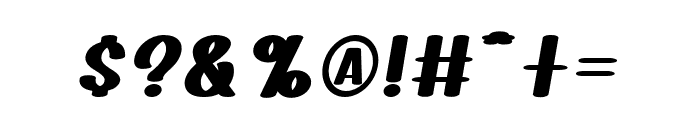 QuackerSlate-Italic Font OTHER CHARS