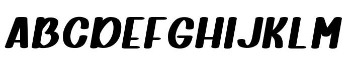 QuackerSlate-Italic Font UPPERCASE