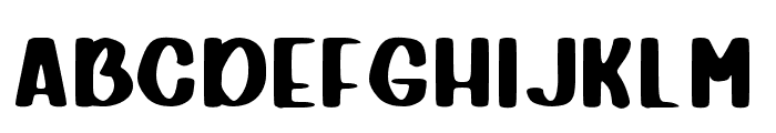 QuackerSlate-Rough Font UPPERCASE