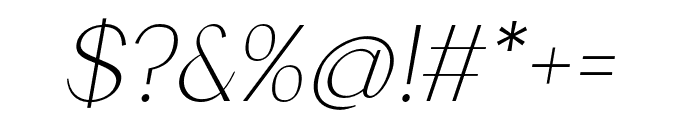 Quackey Italic Font OTHER CHARS