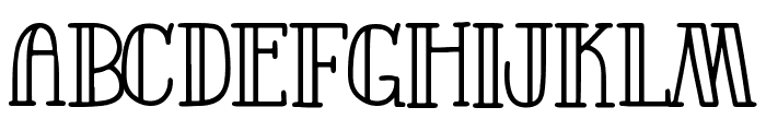 Quad Serif Blank Font UPPERCASE