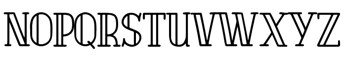 Quad Serif Blank Font UPPERCASE