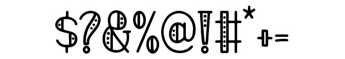 Quad Serif Dot Font OTHER CHARS