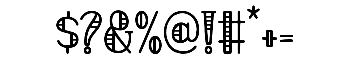 Quad Serif Line Font OTHER CHARS