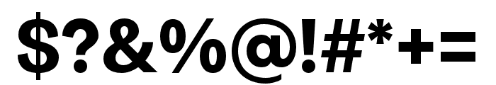 Quadra-ExtraBold Font OTHER CHARS