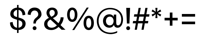 Quadra-Medium Font OTHER CHARS