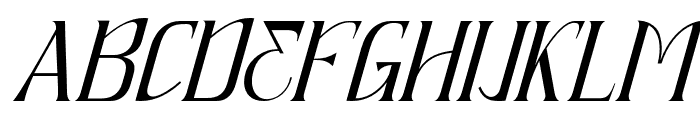 QuaffingTogether-Italic Font UPPERCASE