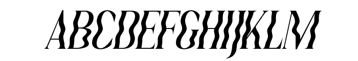 Quagey Italic Font UPPERCASE