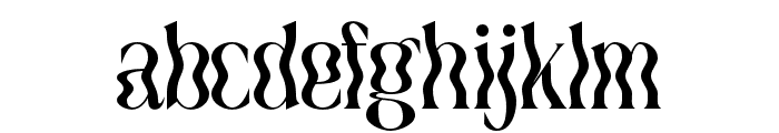 Quagey Regular Font LOWERCASE
