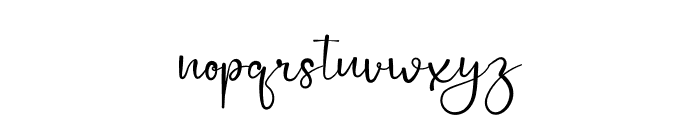 Quality Time Font LOWERCASE