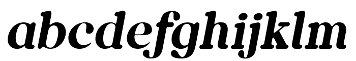 Qualux Bold Italic Font LOWERCASE