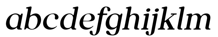 Qualux Italic Font LOWERCASE
