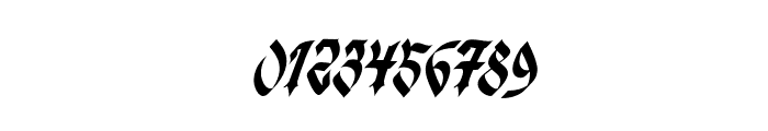 Qualzharo-Italic Font OTHER CHARS