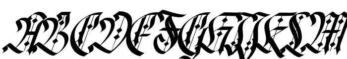 Qualzharo-Italic Font UPPERCASE