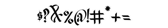 Qualzharo-Regular Font OTHER CHARS