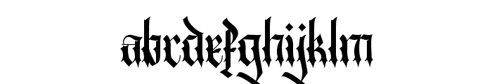 Qualzharo-Regular Font LOWERCASE