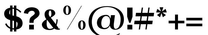 Quamir contrast Font OTHER CHARS